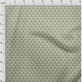 thumbnail image 4 of oneOone Georgette Viscose Dark Olive Green Fabric Asian Block Print Tile Fabric For Sewing Printed Craft Fabric By The Yard 42 Inch Wide, 4 of 4