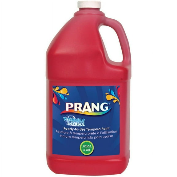 Prang Washable Paint - 1 gal - 1 Each - Red | Bundle of 5 Each