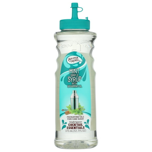 Pack of 6, Master Of Mixes Mint Syrup Cocktail Essentials, 12.7 fl oz
