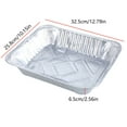 thumbnail image 5 of LAIQIEN Set of 10 Disposables Food Pans Large Aluminium Foils Tray Convenient Cookware, 5 of 11