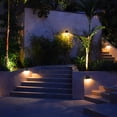 thumbnail image 4 of 6 Pack Solar Led Step Lights for Patio Pool Stairs Step and Pathway, Weatherproof Auto On/Off Solar Powered Outdoor Lights, Warm White, 4 of 10