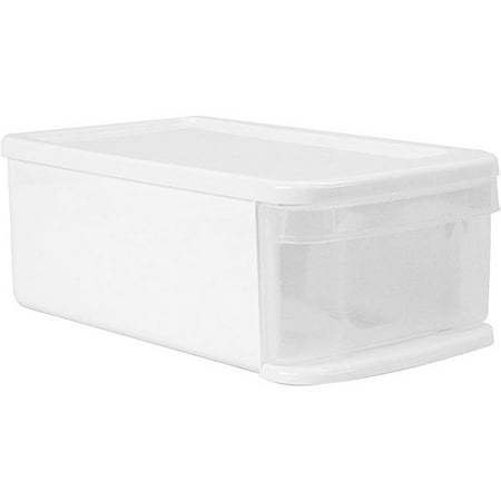 Iris Stacking Drawers, Small, White, Set of Six