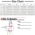 thumbnail image 2 of VBVC Women Bikini Sets Print Tummy Control Two Piece Vintage Bathing Suit Swimsuits Swimdress Swimwear, 2 of 5