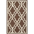 thumbnail image 3 of SAFAVIEH Cambridge Kyle Geometric Wool Area Rug, Dark Brown/Ivory, 2'6" x 4', 3 of 11