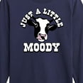 thumbnail image 3 of Instant Message - Just A Little Moody - Toddler & Youth Long Sleeve Graphic T-Shirt, 3 of 6