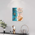 thumbnail image 5 of Sea Turtle Wall Art Nautical Bathroom Decor Beach Pictures Painting Ocean Starfish Seashell Artwork Blue Canvas Home Decor Framed for Bathroom Bedroom Living Room 12"x16", 5 of 6