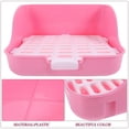 thumbnail image 4 of Bunny Pet Litter Box Rabbit Training Toilet Cage Toilet Tray Small Animals Litter Box, 4 of 4