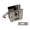 thumbnail image 2 of idh by st. simons 25411-15a solid brass pocket privacy pull, antique nickel, 2 of 2