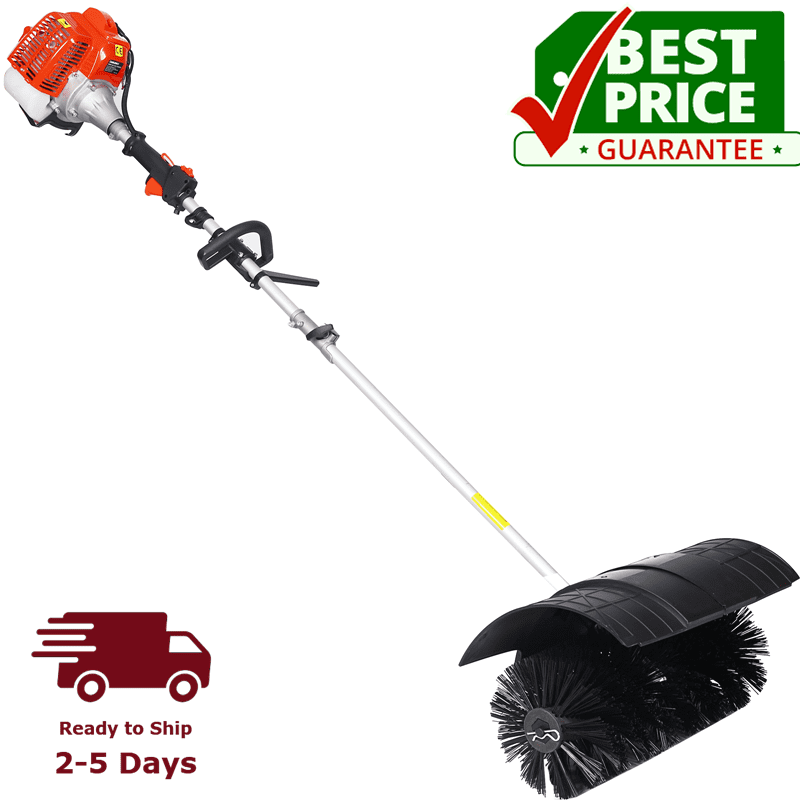 Clearance! Sweeper Machine,52cc 2 Stroke 2.4HP Power Sweeper Handheld Broom Sweeper Gasoline
