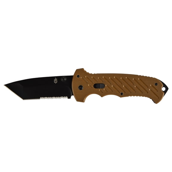 Gerber 06 FAST Knife, Assisted Open Folding Pocket Knife, Tactical Gear and Equipment, Coyote Brown