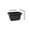Black, variant on Rectangular Planter Plastic Flower Pot with Saucer, Indoor Outdoor Balcony Vegetable Herb Planter Box for Patio Garden Home Decor