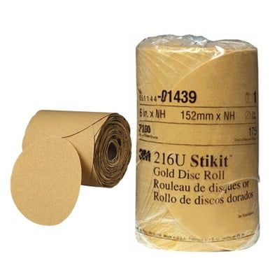 3M 01439, 180 grit, 6 inch, Sand Paper