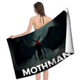 thumbnail image 4 of Hombre Polilla Toalla de playa de secado rápido con diseño temático, regalo para mujeres y niñas, ideal para cumpleaños, fans, amantes de la música, uso en la playa o al aire libre, 78 × 180 cm, 4 of 6