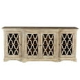 thumbnail image 3 of Taran Designs Julia 4-door Solid Wood Sideboard in White, 3 of 6