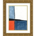 thumbnail image 1 of Lee, Judson 19x24 Gold Ornate Wood Framed with Double Matting Museum Art Print Titled - Abstract Block, 1 of 4