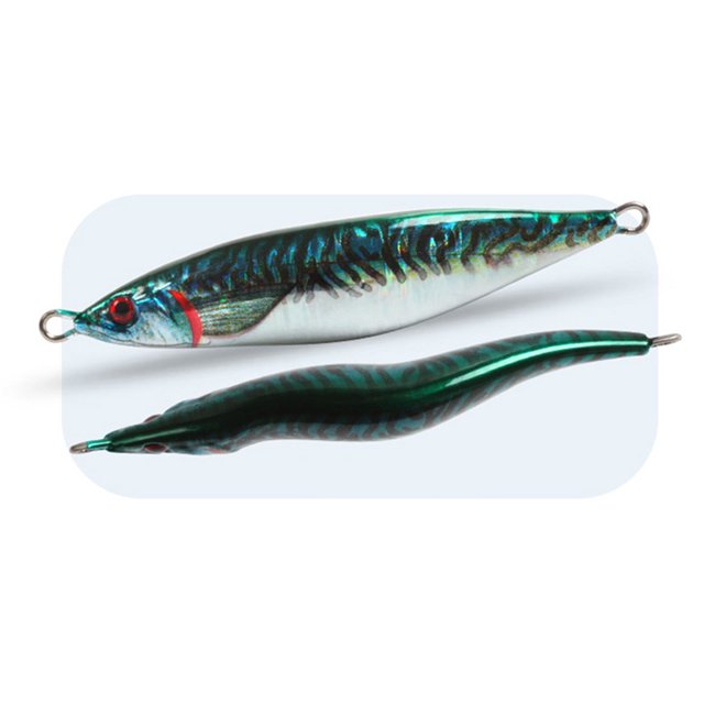Cebo Señuelo de pesca luminoso en forma de S 12cm 160g Metal artificial (JIG81-1) Sywqhk Para Estrenar