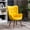 Yellow, variant on Polyester Button Back Chair in Gray / Elegant Addition to Home