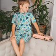 thumbnail image 4 of Fotbe Sea Animal Pijama Estampada de 2 Piezas para Niños – Ropa de Dormir de Manga Corta Cómoda para Niños y Niñas, Camiseta y Shorts de Algodón-X-Large, 4 of 6