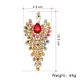 thumbnail image 2 of Broches grandes de pavo real, broche para mujer, broche de Fénix a la moda, broches para mujer, broche de ropa de mujer con diamantes de imitación de color JAMW Sencillez, 2 of 5