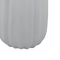 thumbnail image 4 of Rizie Vase with Ribbed Texture, 41 Inch Contemporary White Polyresin, 4 of 6
