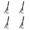 Black 4PCS, variant on Gardening Hand Tools Hand Rakes Loosening Soil Rake Gardening Tools Ergonomic Handle Sturdy For Yard Work Durable And Lightweight For Gardening Enthusiasts, 33x10cm, Black-5
