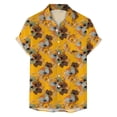 thumbnail image 6 of UAYOTSE Mens Button Down Short Sleeve Shirts Summer Beach Vacation Untucked Casual Tops Shirt,Sizes M, 6 of 7