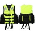thumbnail image 3 of Chaleco salvavidas de poliéster para adultos con silbato para nadar en bote (Amarillo M) Ehuebsd Para estrenar, 3 of 8