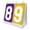 Purple and Yellow, variant on funtasica Multi Sports Scoreboard Table digits Score Keeper Flip Number Score Board for Team Games Tennis Ball Football and Yellow
