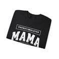 thumbnail image 3 of Overstimulated Mama Club Varsity Women's Sweatshirt, 3 of 4