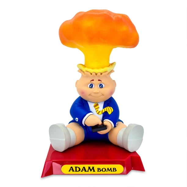 Cubo de basura para niños con forma de figura, modelo Adam Bomb, 25 cm de alto