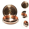 thumbnail image 6 of Esquirla Copper Pot Chinese Hot Pot Copper Cookware Kitchen Supply Handmade Kitchen Cooking Pot Stew Pot for Gas Induction Cooker Home 30cm, 6 of 8