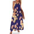 thumbnail image 1 of Vestido sin mangas con destellos de linternas flotantes vestidos para mujer 2024 vestidos vestidos morados, 1 of 7