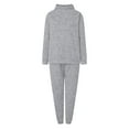 thumbnail image 7 of felwors Two Piece Sets for Women Neck Matching Sets Loungewear Fall Clothes Travel Outfits Fashion 2025 S-3XL Grey, XL, 7 of 7