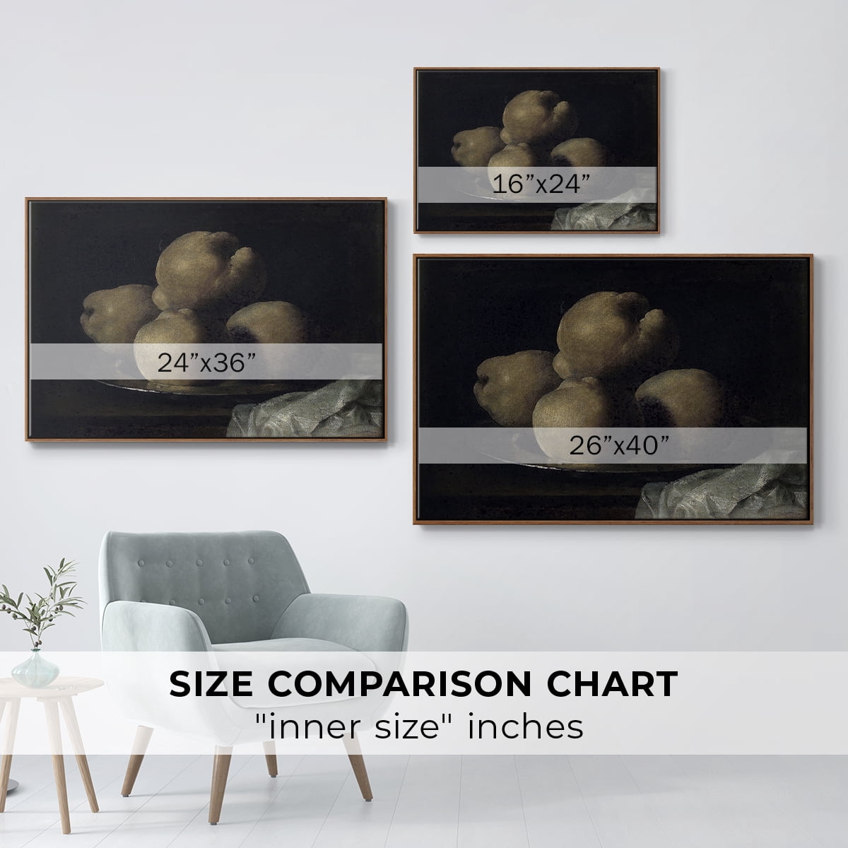 Vintage Botanical Print-IX By Wexford Home Framed in Walnut Wood Gallery Wrapped Canvas 25 in. x 37 in.