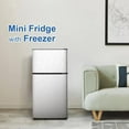 thumbnail image 6 of 3.5 Cu.Ft Mini Fridge Freezer, 2 Door Small Refrigerator, 7 Level Adjustable Thermostat Freezer Fridge for Living Room, Kitchen and Apartment, Sivelr, 6 of 7