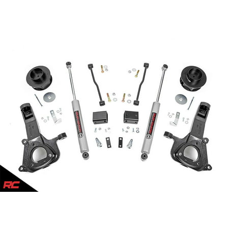 Rough Country Lift Kit (fits) 2009-2018 RAM Truck 1500 2WD V8 Suspension