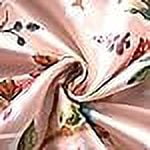 DriftAway Lauren Colorful Watercolor Tree Pattern Blackout Lined Grommet Window Curtain 84"L x 52"W Blush