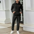 thumbnail image 2 of fheaev Sweatsuits for Men 2 Piece Hoodie Men'S Jogging Tracksuit Set Casual Athletic Running Sports Suits Drawstring Long Sleeve Outfit Pullover Suit Set, 2 of 7
