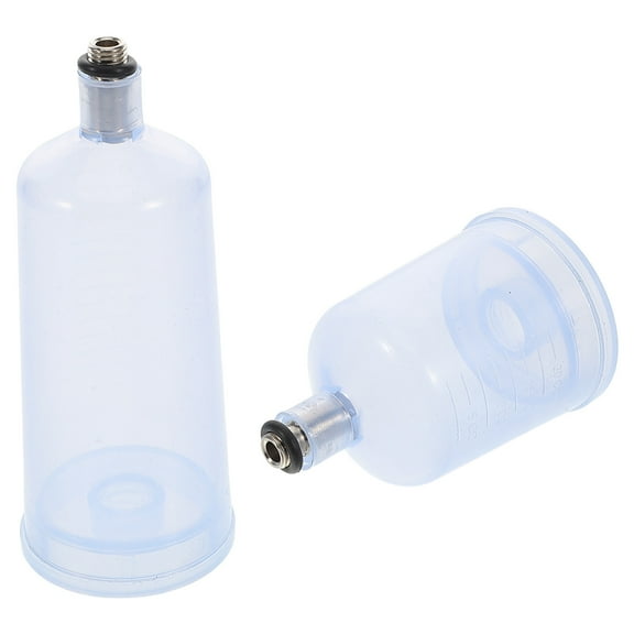 Hytrove Paint Containers Airbrush Paint Cup Sky-Blue PP 2 Pcs Dismountable