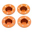 thumbnail image 4 of Enjoliveurs de Roue, Couvercle de Moyeu de Roue Performance Stable Antidérapant pour Voiture RC 1/6 Orange, 4 of 8