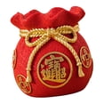 thumbnail image 4 of Bolso para Festival de Primavera, jarrón Feng Shui, adorno, decoración de mesa, Material decorativo de resina para decoración de estante de pared Estilo A, 4 of 8