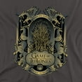 thumbnail image 2 of Game of Thrones T-Shirt Throne And Sigils Unisex Graphic Tee For Men & Women, 2 of 7