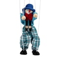 thumbnail image 1 of Clown Hand Marionette Puppet Toys Children's Wooden Colorful Marionette Puppet Doll Parent-child Interactive Toys, 1 of 5