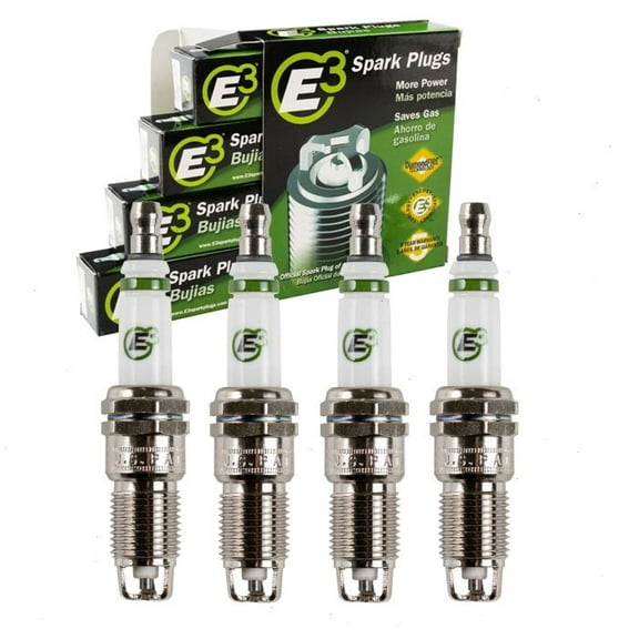 4 pc E3 Spark Plugs compatible with Chevrolet S10 2.2L L4 1998-2003