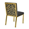 thumbnail image 3 of Canadian Chicago Gold Dining Chair (Set of 2), 3 of 3