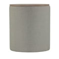 thumbnail image 3 of Cortesi Home Vancouver Round Storage Ottoman with Wood Top, 3 of 13