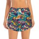 thumbnail image 2 of Balery Colorful Carp Streamer Pantalones cortos deportivos para mujer con forro y dos bolsillos, elásticos, para entrenamiento, gimnasio, yoga-Medium, 2 of 7