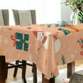 thumbnail image 5 of Yayeee Tablecloths 54" x 54" Rectangle Wrinkle Resistant Party Table Cover, Christmas Santa, 5 of 8