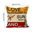 thumbnail image 3 of Funda de almohada de lino para verano con estampado digital de letras, pequeña y fresca, funda de cojín para decoración del hogar, 3 of 5