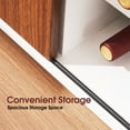 thumbnail image 2 of Ivinta Small  Modern Wine Cabinet with Adjustable Shelves, with Sliding Door, 2 of 9